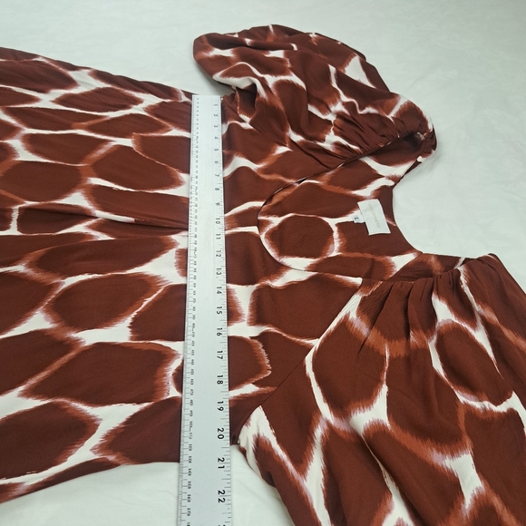 Anthropologie Corey Lynn Calter Giraffe Tunic Dress Size L - Picture 11 of 13